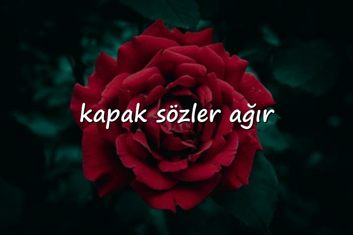 kapak sözler ağır - 2026