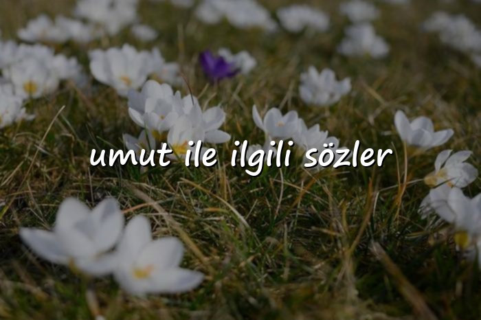 umut ile ilgili sözler - 2026